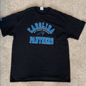 Carolina Panthers Black T-Shirt, XL